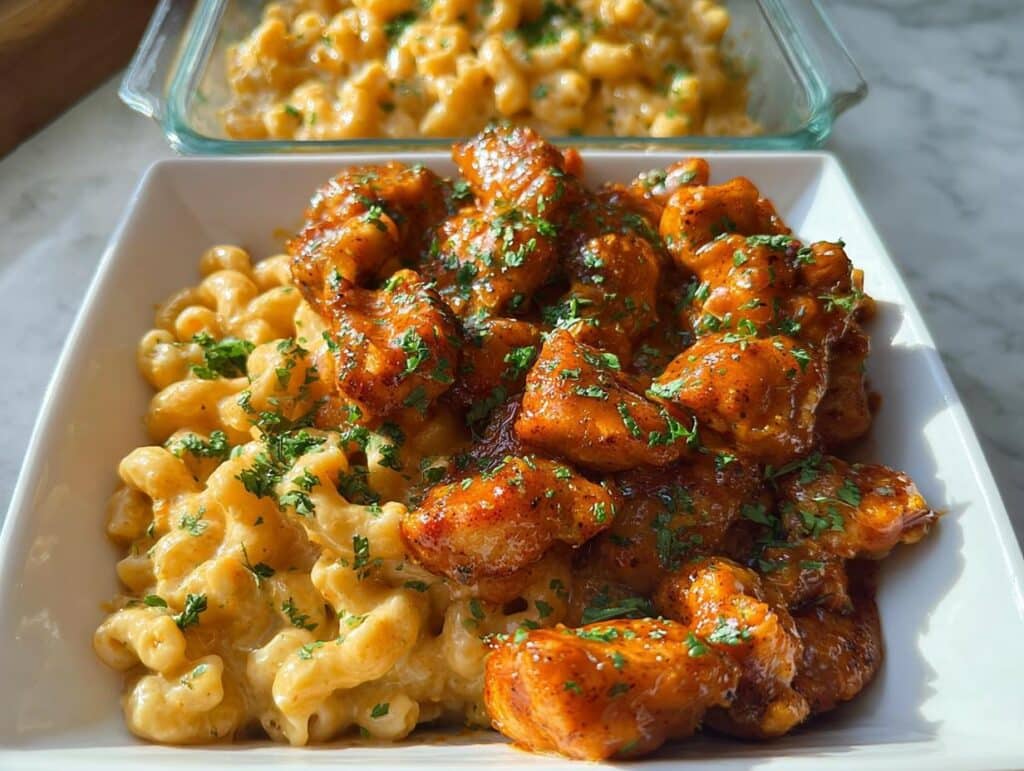 Honey Butter Chicken Pasta Meal Prep - Featured