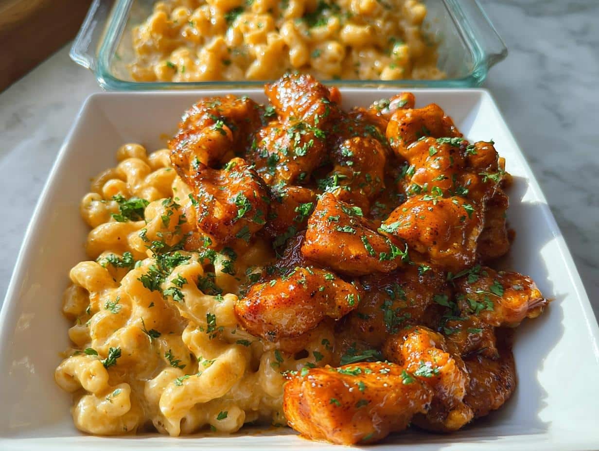 Honey Butter Chicken Pasta Meal Prep - Featured