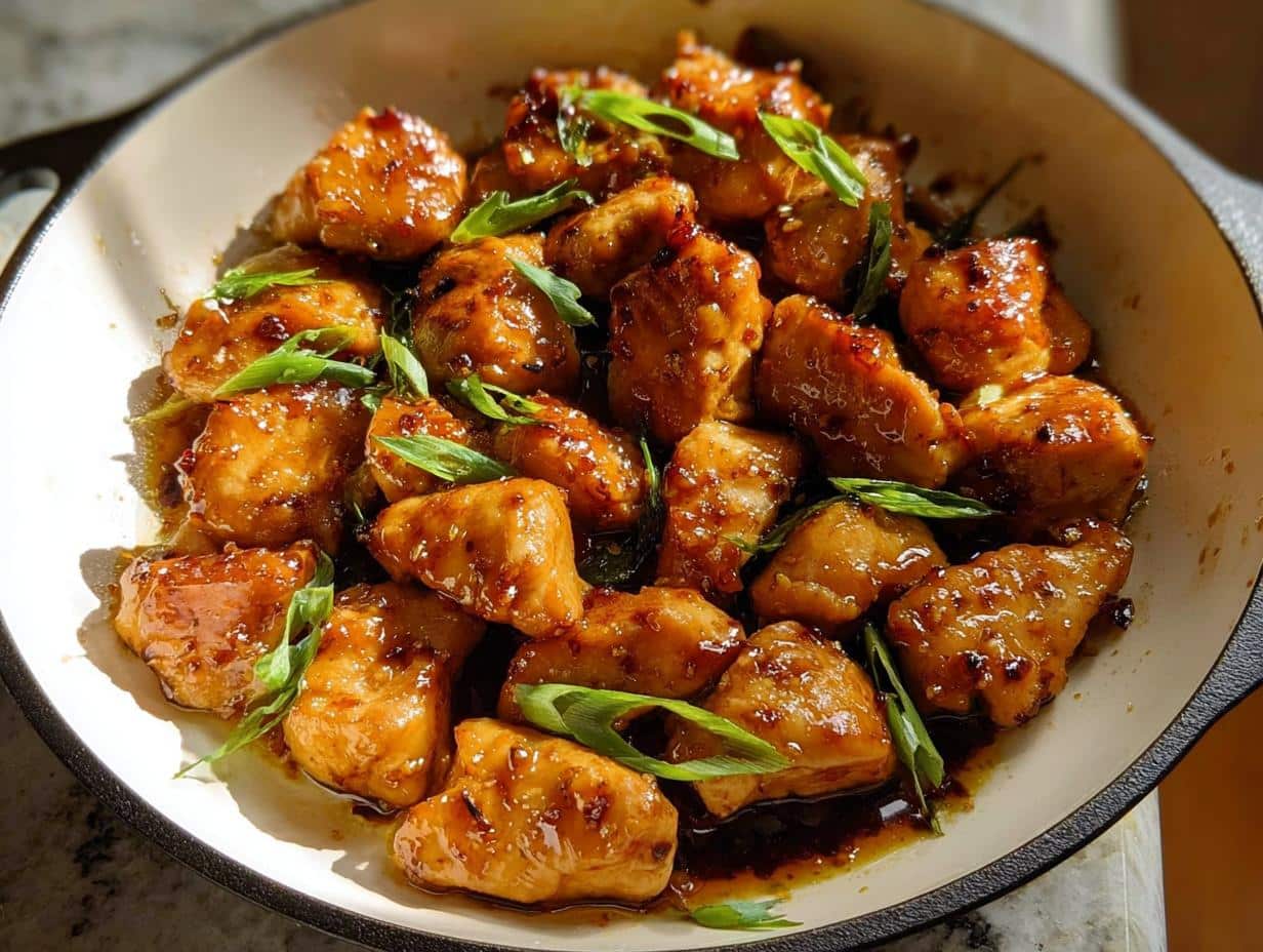 Meal Prep Honey Garlic Chicken Bites - Featured