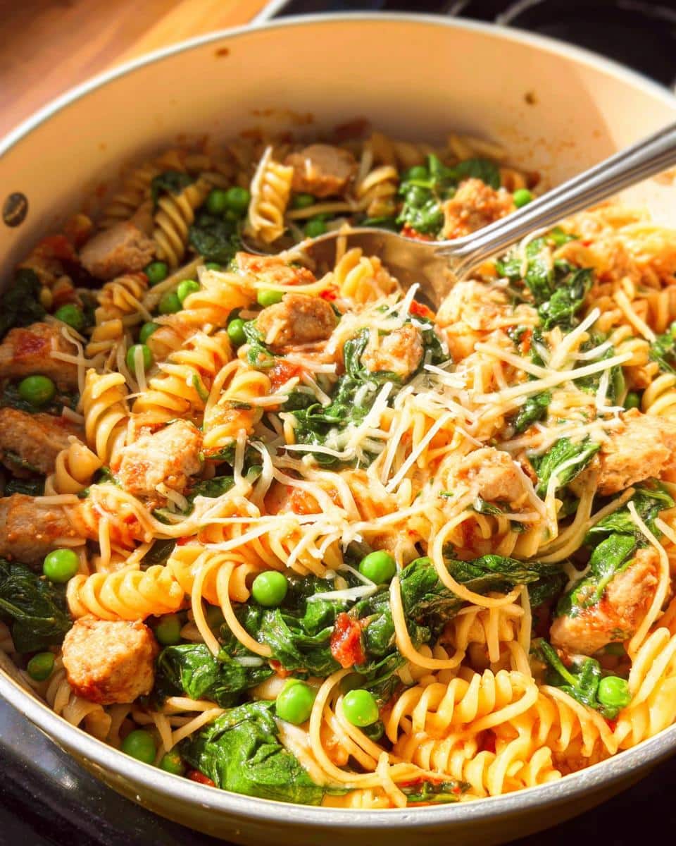 One-Pot Chicken Sausage Rotini Prep - Other 1
