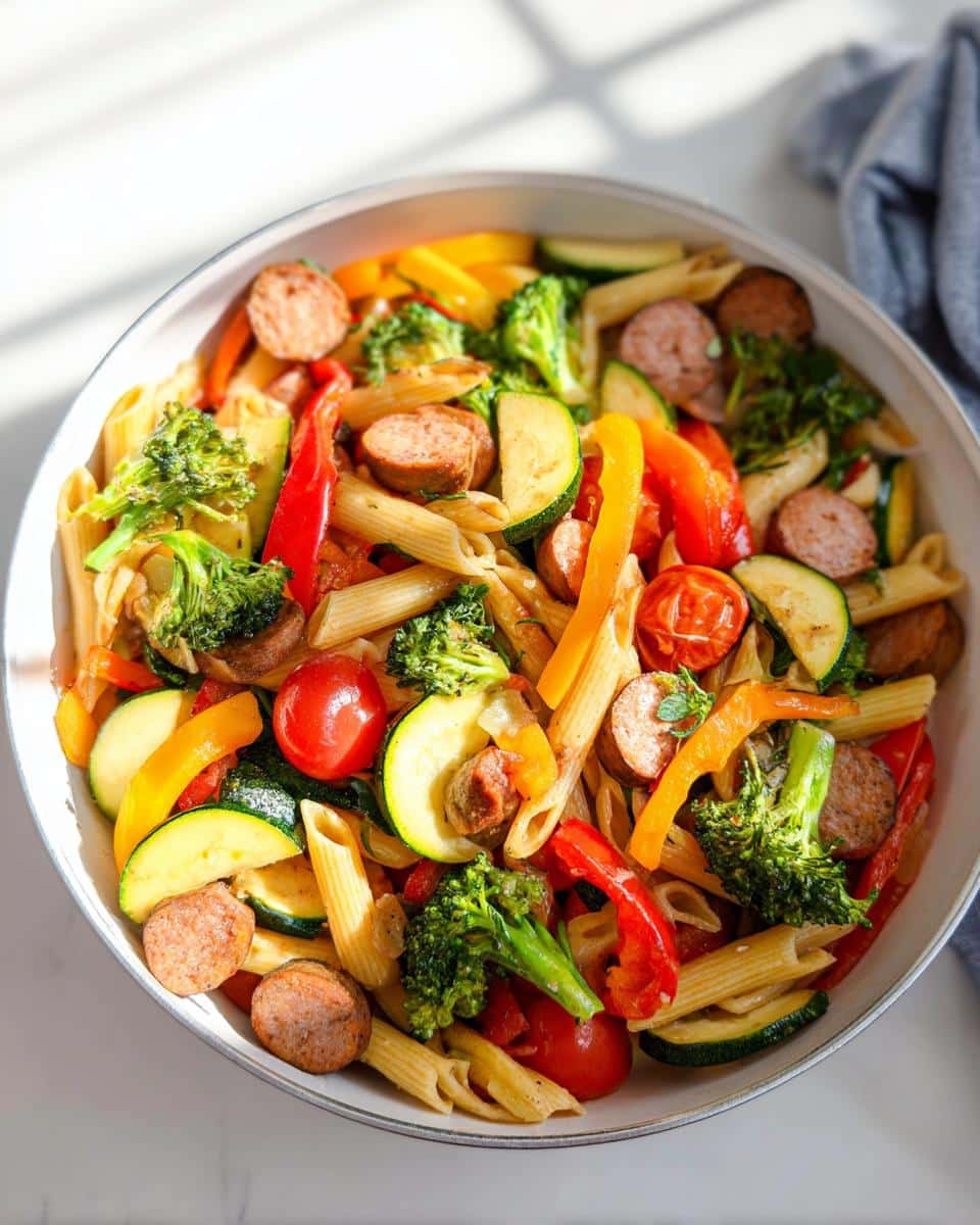 Veggie-Packed Chicken Sausage Pasta - Other 1