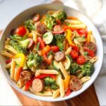 Veggie-Packed Chicken Sausage Pasta - Tasty