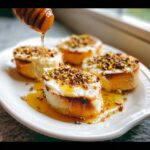 Baked Goat Cheese with Honey for Two - Tasty
