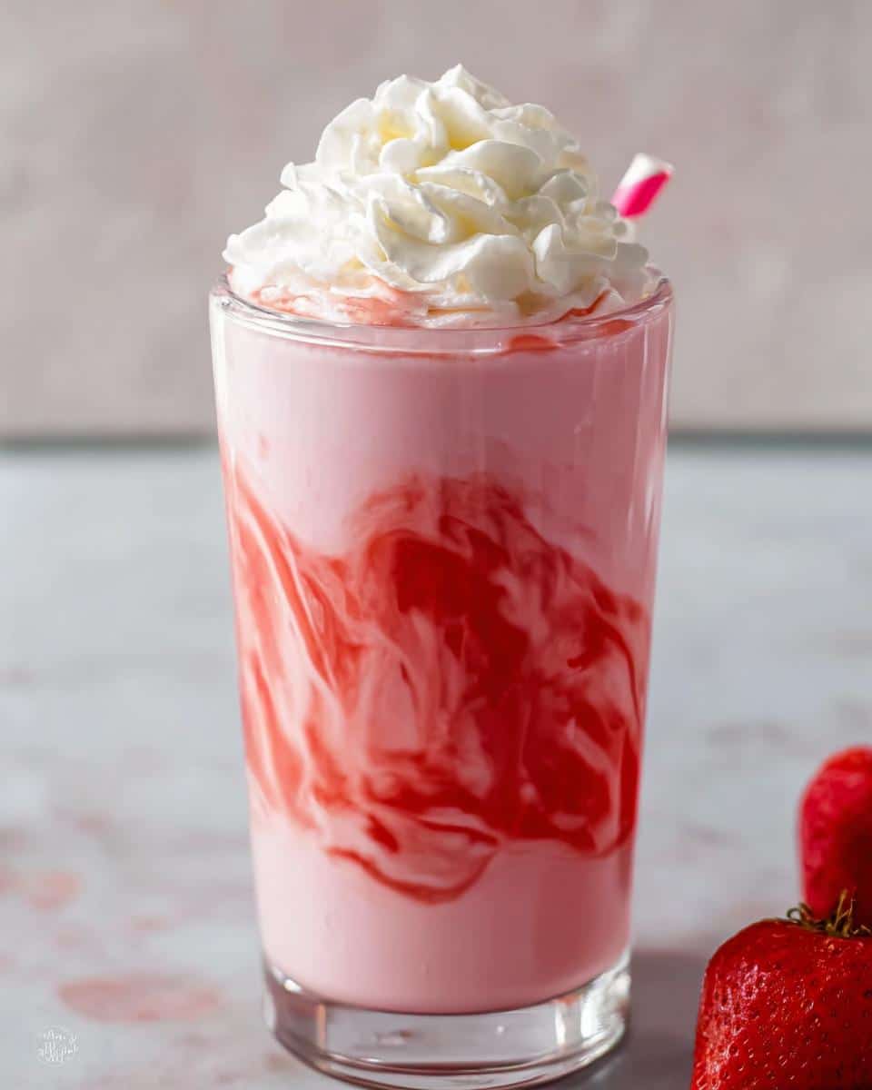 Creamy Strawberry Milk Valentine Drink - Other 4