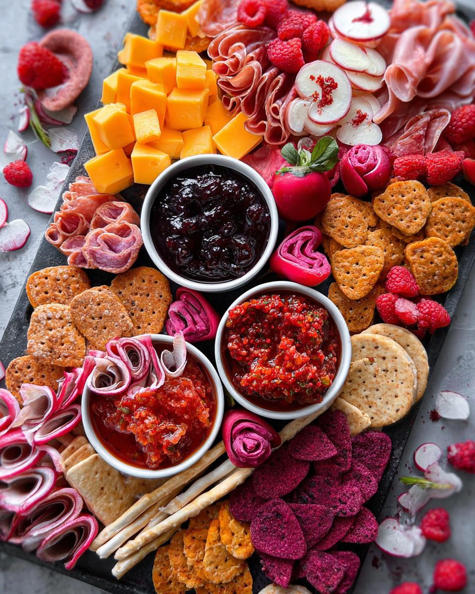 Easy Valentine Snack Board (Savory Only) - Other 2