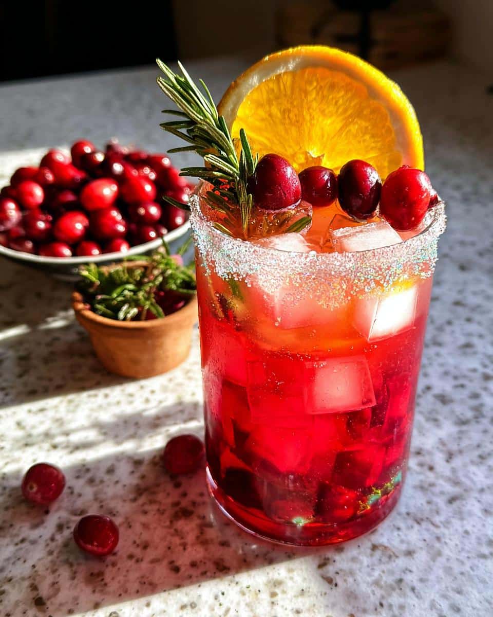 Heart Ice Cube Cranberry Mocktail - Other 2