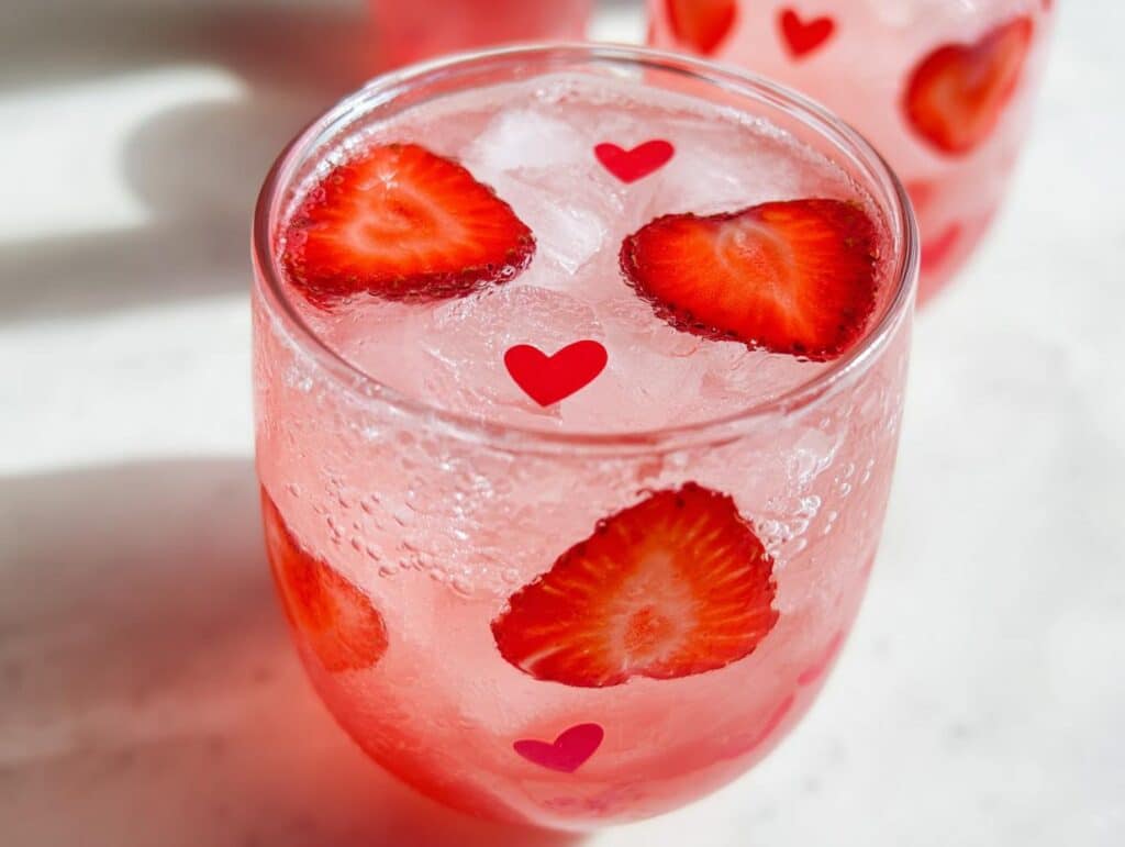 Pink Lemonade Valentine Drink - Featured