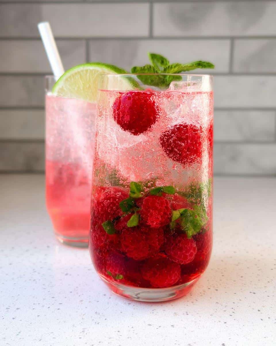 Raspberry Sparkling Mocktail - Other 2