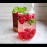 Raspberry Sparkling Mocktail - Tasty