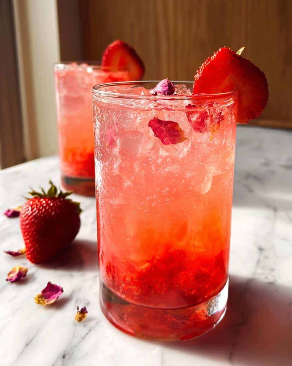 Strawberry Rose Valentine Mocktail - Other 1