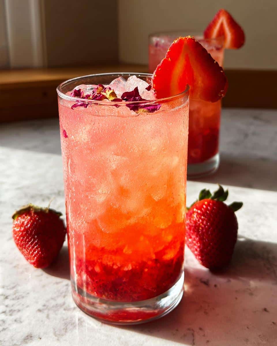 Strawberry Rose Valentine Mocktail - Other 3