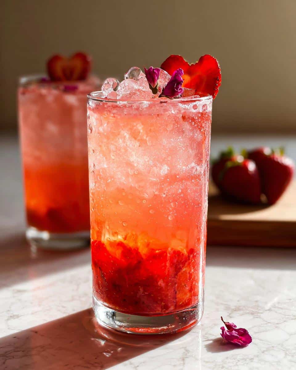 Strawberry Rose Valentine Mocktail - Other 4