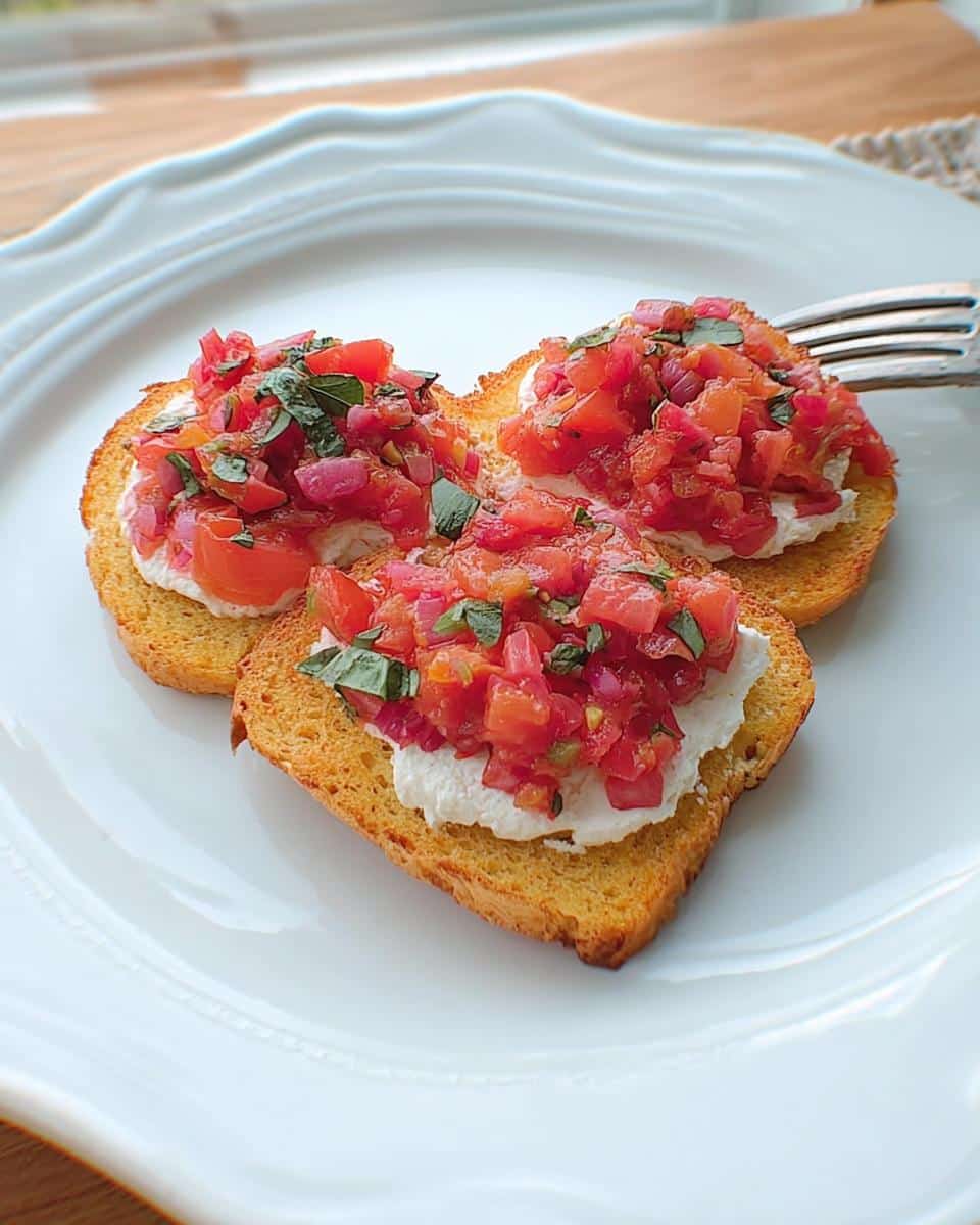 Valentine Bruschetta with Tomato & Basil - Other 1