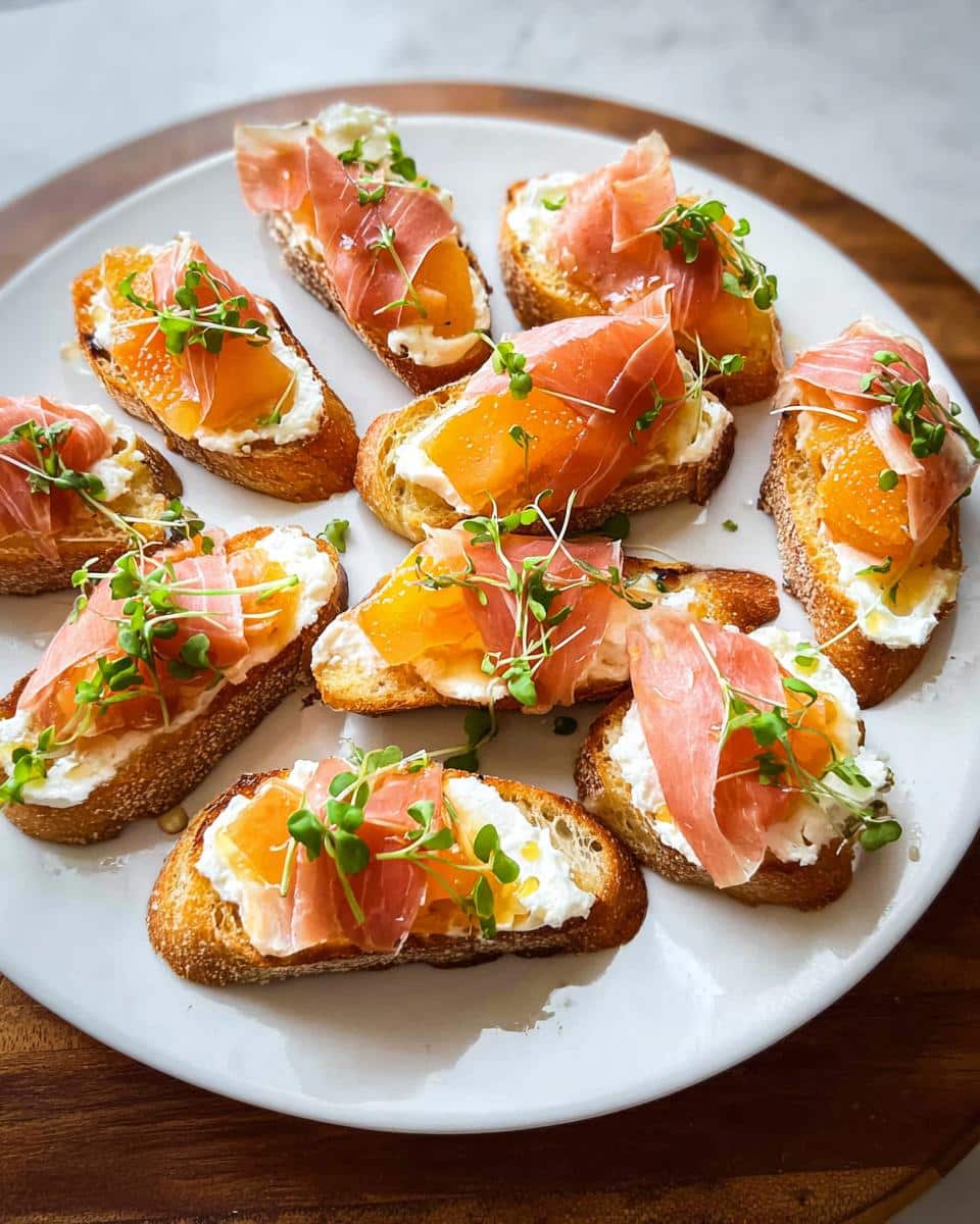 Valentine Crostini with Ricotta & Prosciutto - Other 3