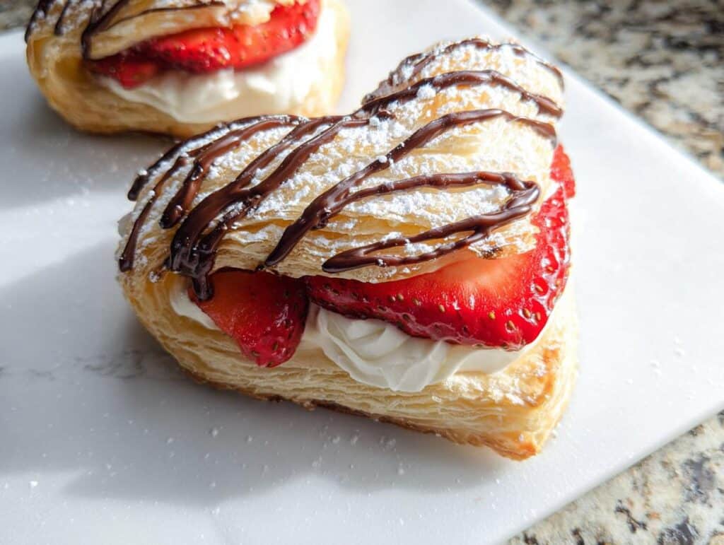 Valentine Puff Pastry Twists (Savory) - Featured